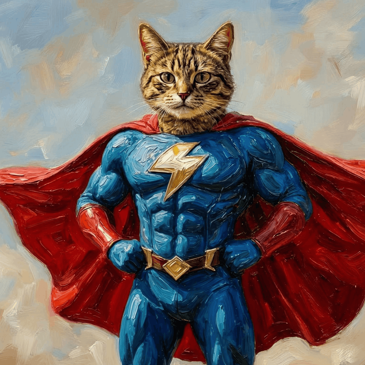 Superheroes - Transform your pet into a hero ! - Choose a favorite superhero style, and we'll create their epic portrait !