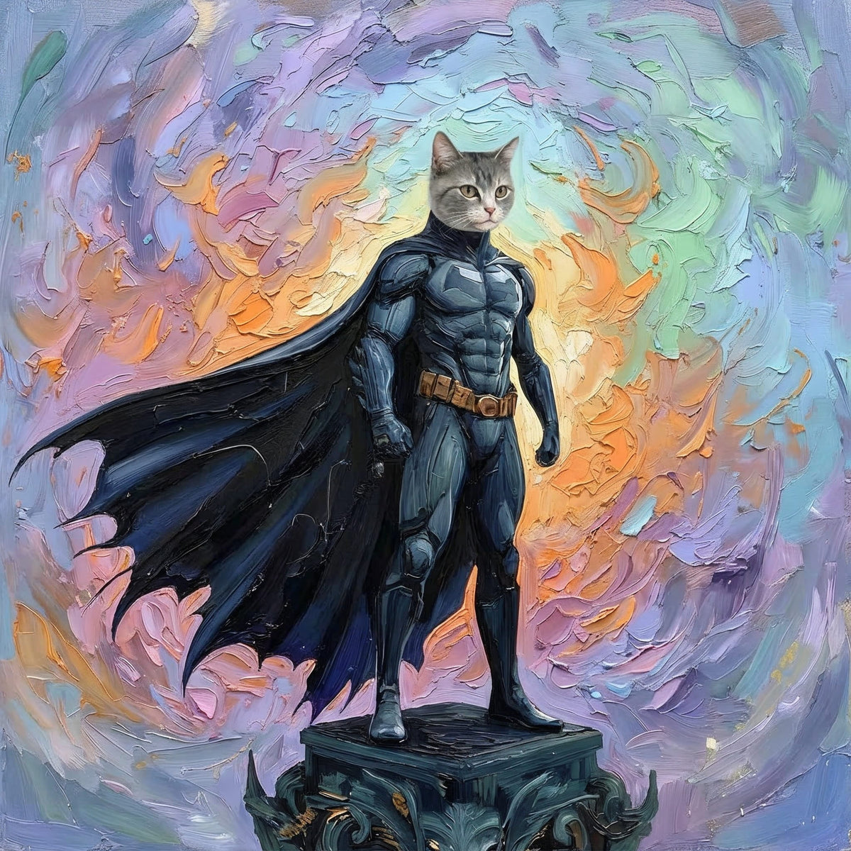 Superheroes - Transform your pet into a hero ! - Choose a favorite superhero style, and we'll create their epic portrait !