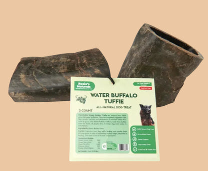 Pets Paradise Love natural water buffalo horn dog chews for aggressive chewers, 2-pack dental treat for dogs